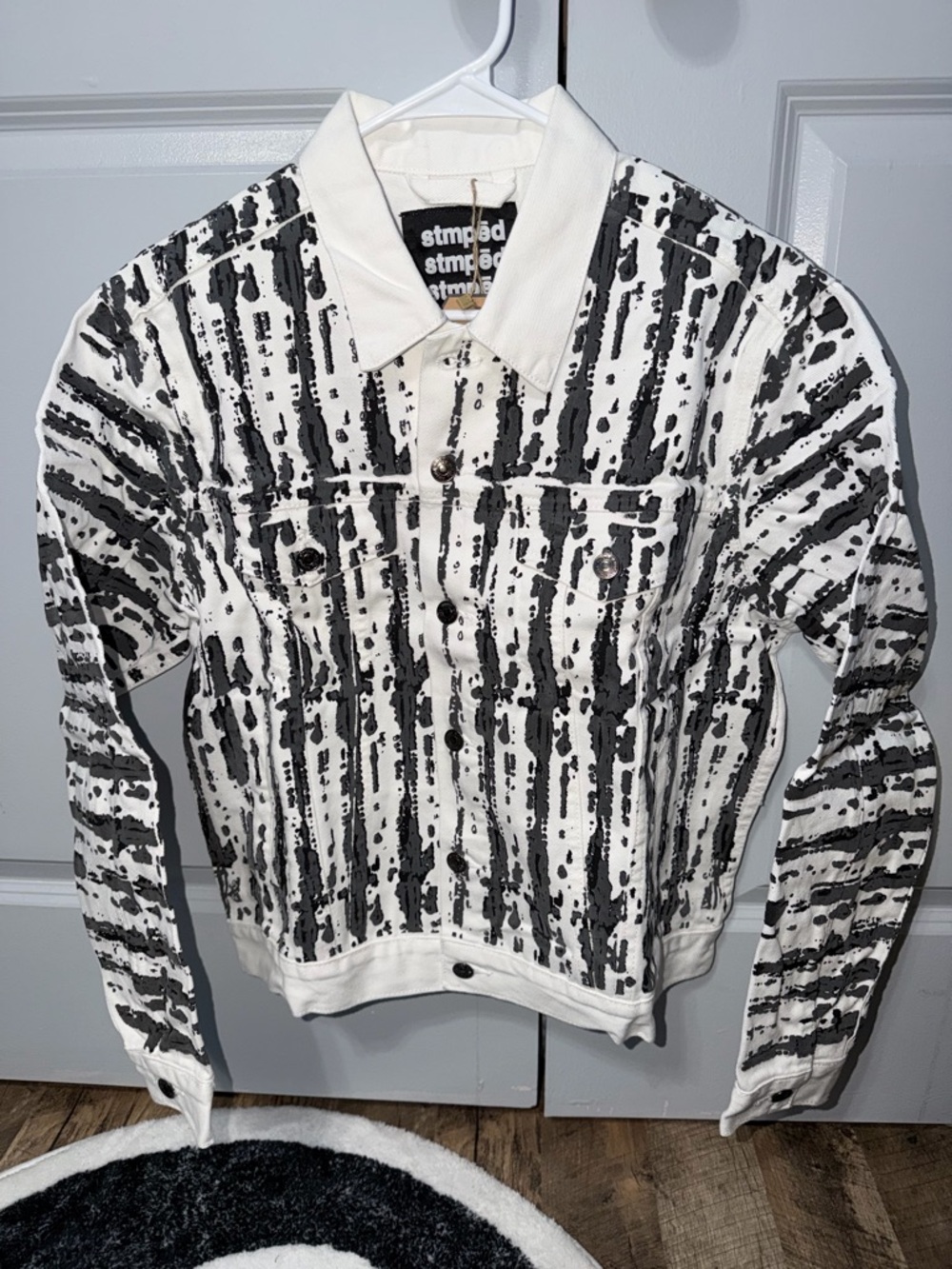 Stmpēd Black & White Jean Jacket